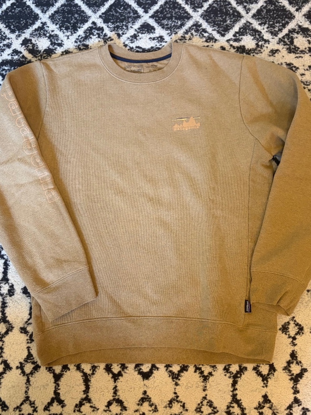 Patagonia '73 Skyline Fleece Crewneck Sweatshirt Men M Woman L Hiking Camping